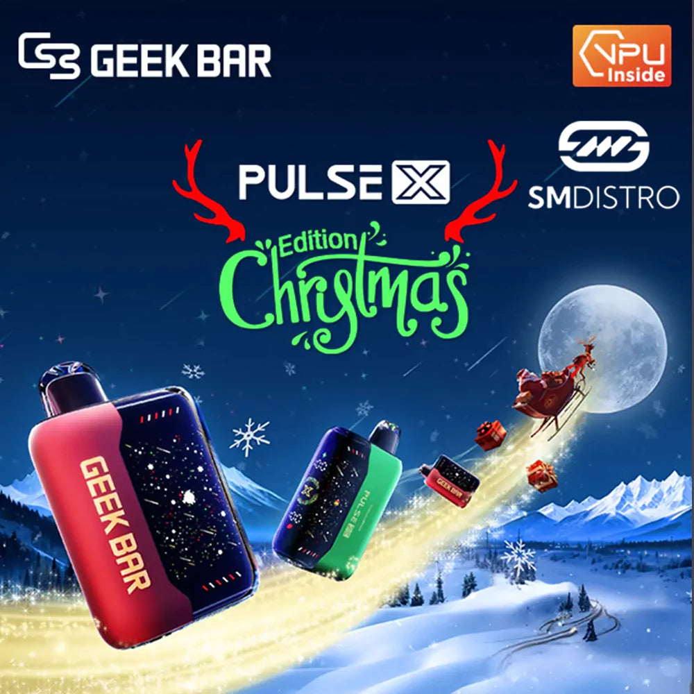 Where To Buy GEEK BAR PULSE X *CHRISTMAS EDITION* 25,000 PUFFS DISPOSABLE VAPE Australia Uk Stockists Where To Buy GEEK BAR PULSE X *CHRISTMAS EDITION* 25,000 PUFFS DISPOSABLE VAPE Australia Uk Stockists