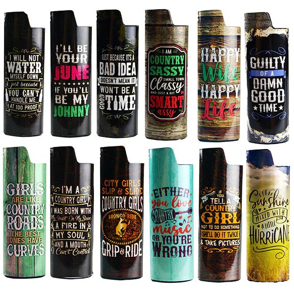 COUNTRY THANG LIGHTER CASE 12CT DISPLAY - SMDistro