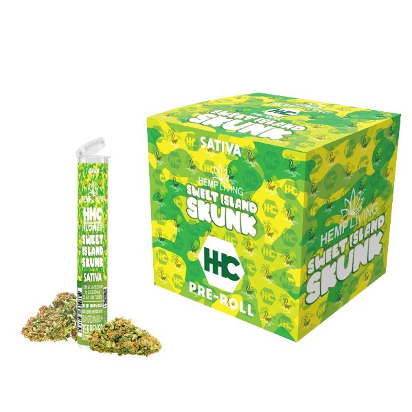 HEMP LIVING - HHC FLOWER 1G PRE - ROLL HIGH POTENCY KEIF INFUSED - 10CT DISPLAY - SMDistro