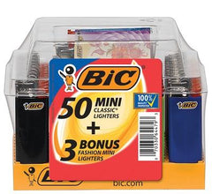 BIC LIGHTER MINI REGULAR (3 FREE)