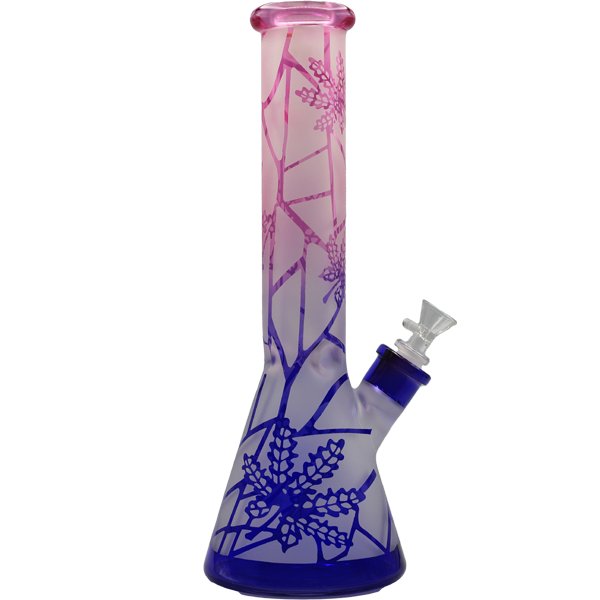 14" PURPLE TREE BRANCH BONG - SMDistro