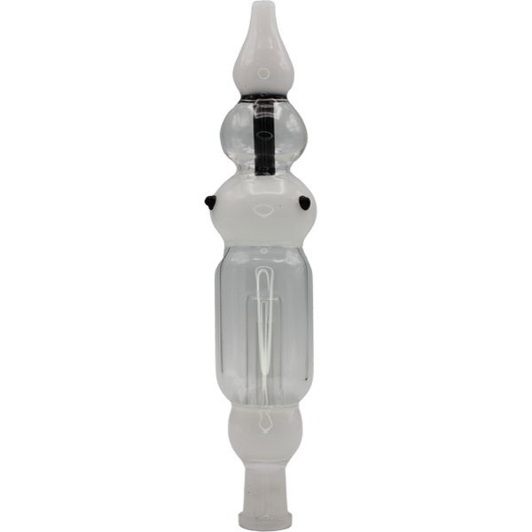 14.5MM WHITE GLASS NECTOR COLLECTOR SET - SMDistro