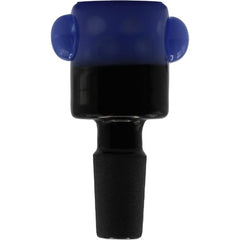 14MM MALE BLACK/BLUE BOWL PIECE - SMDistro