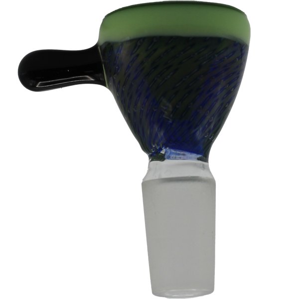 14MM MALE GREEN PEACOCK BOWL - SMDistro
