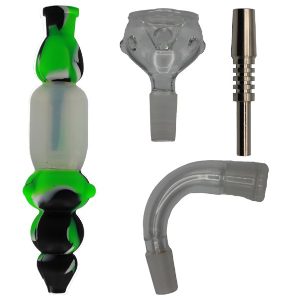14MM SILICONE NECTOR COLLECTOR SET G - W - B - SMDistro