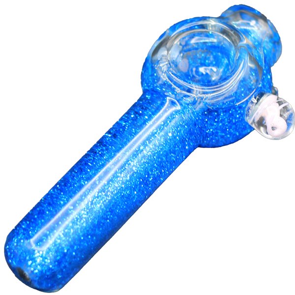 4" BLUE GLITTER BOWL - SMDistro