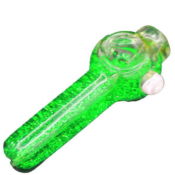 4" GREEN GLITTER BOWL - SMDistro