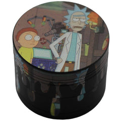 50MM GRINDER 4 PARTS ZINC ALLOY RICK AND MORTY - SMDistro