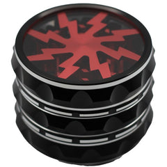 63MM GRINDER 4 PARTS ALUMINUM RED - SMDistro