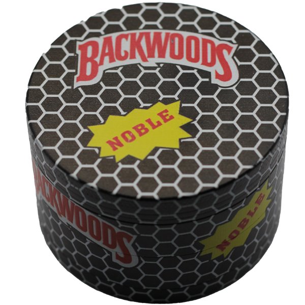 63MM GRINDER 4 PARTS ZINC ALLOY BACKWOODS - SMDistro
