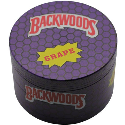 63MM GRINDER 4 PARTS ZINC ALLOY BACKWOODS - SMDistro