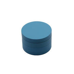 63MM GRINDER 4 PARTS ZINC ALLOY BLUE - SMDistro