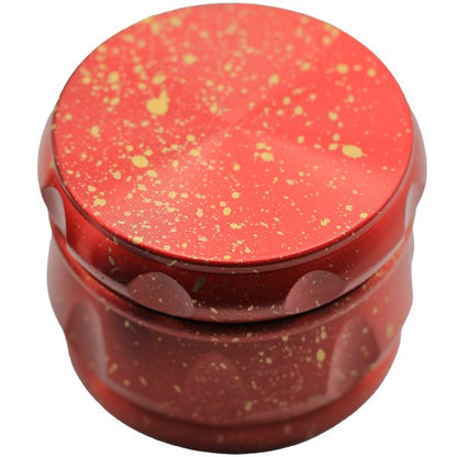 63MM GRINDER 4 PARTS ZINC ALLOY DOTS - SMDistro