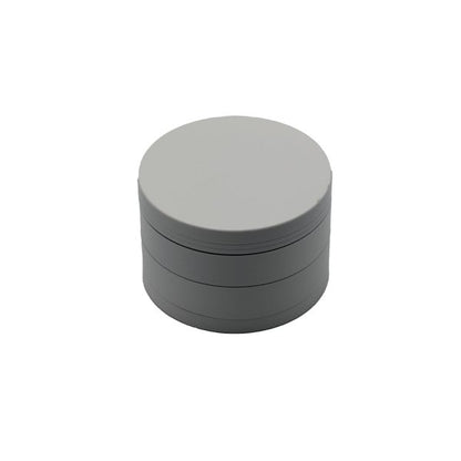 63MM GRINDER 4 PARTS ZINC ALLOY WHITE - SMDistro
