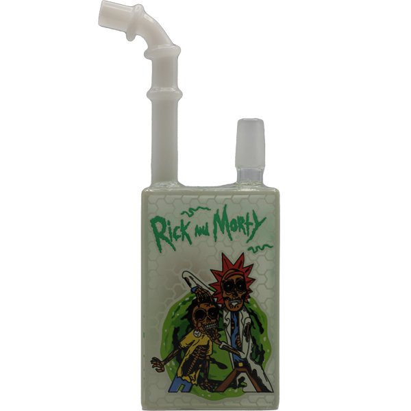 7" RICK N MORTY JUICE BOX RIG GREEN - SMDistro