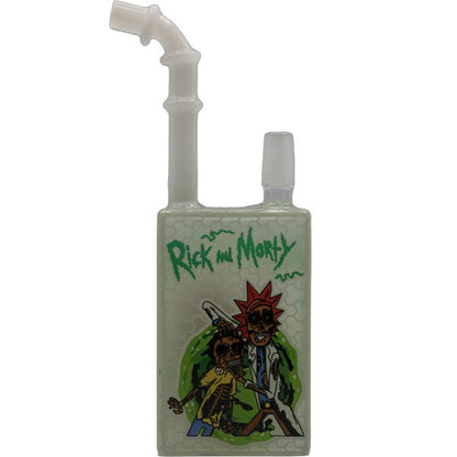7" RICK N MORTY JUICE BOX RIG GREEN - SMDistro