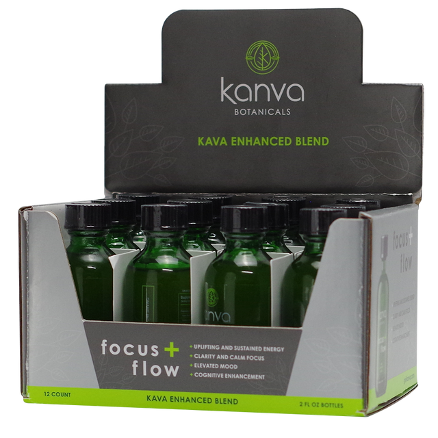 Kanva Botanicals Focus & Flow 12ct Display