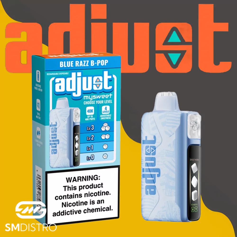 Adjust MySweet Blue Razz B-Pop Wholesale | SMDistro