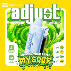 Adjust MySour Disposable Vape Display of 5 (MSRP $19.99 Each)