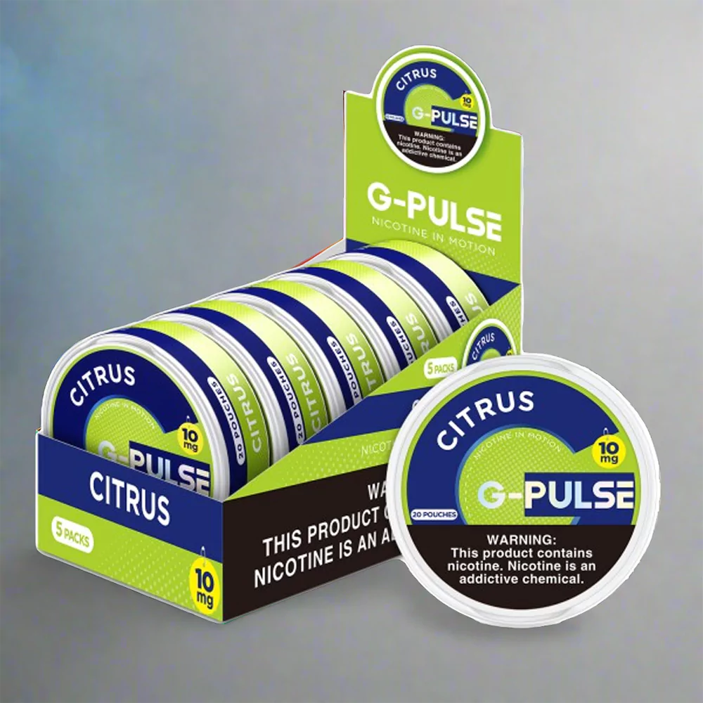 G-Pulse Citrus Nicotine Pouches - Wholesale | SMDistro