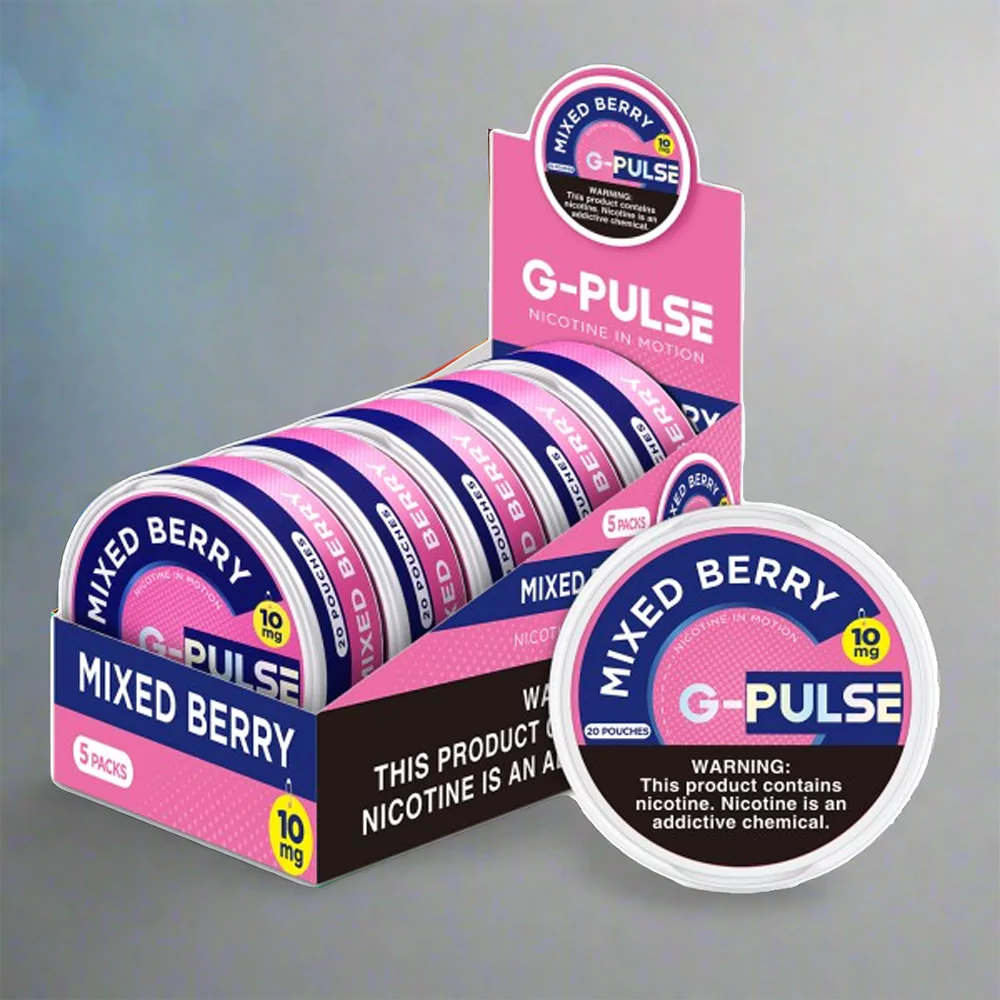 G-Pulse Mixed Berry Nicotine Pouches - Wholesale | SMDistro