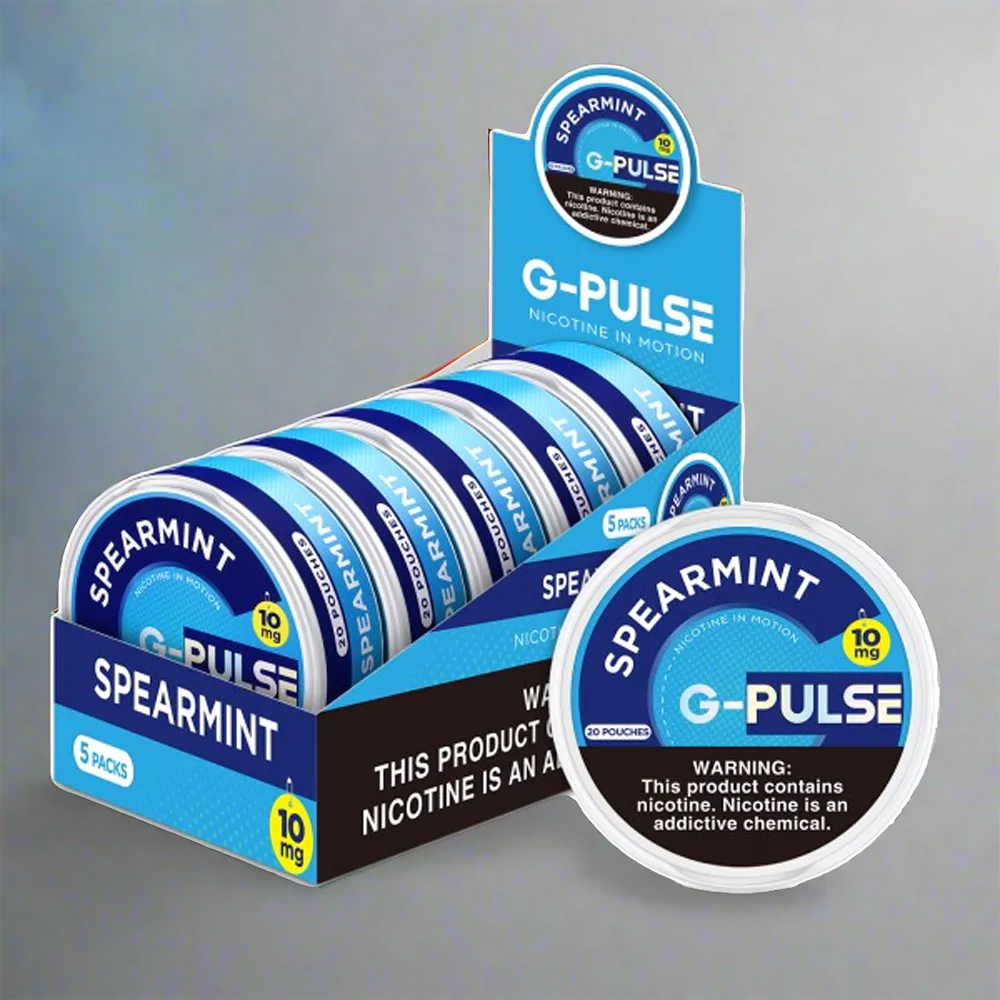 G-Pulse Spearmint Nicotine Pouches - Wholesale | SMDistro
