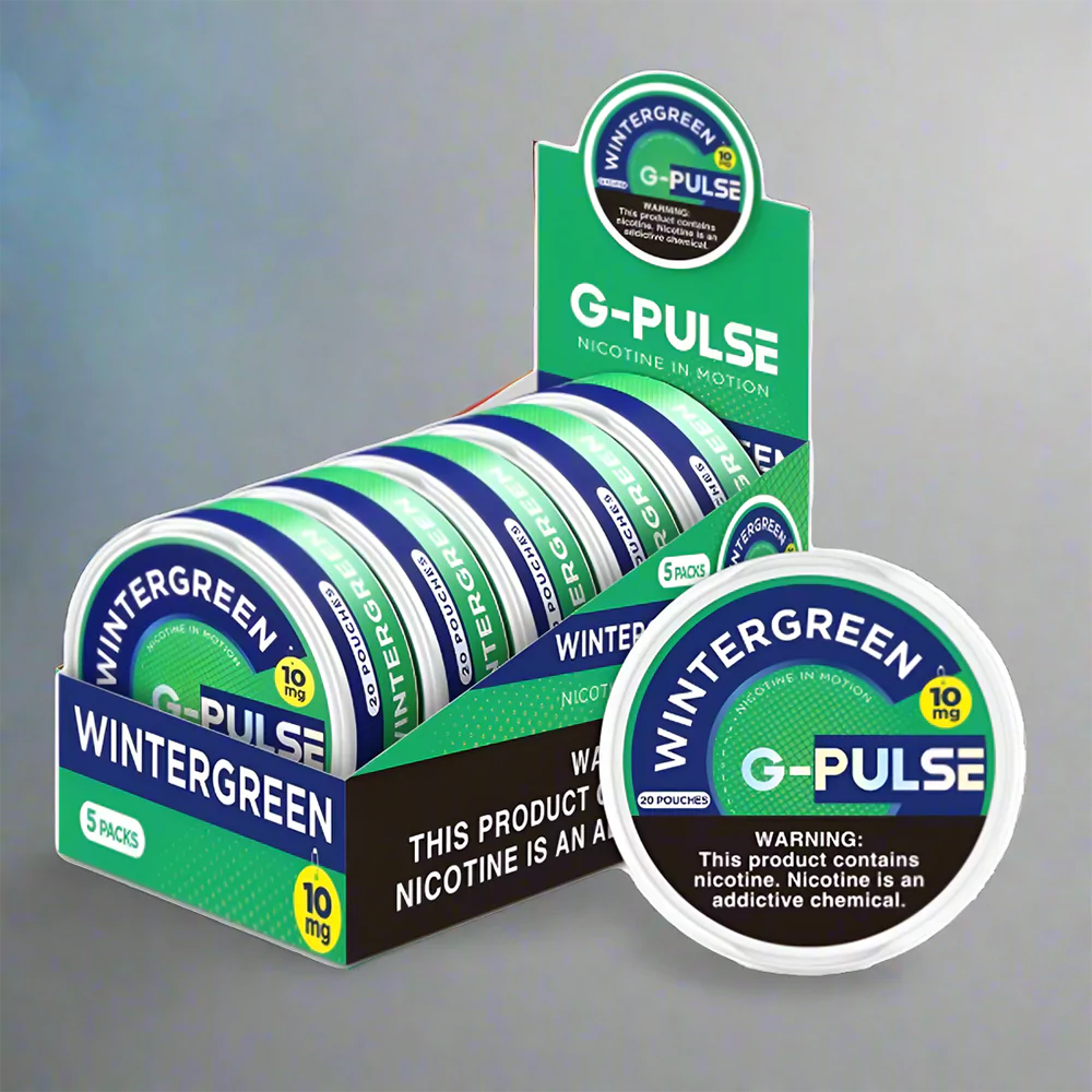 G-Pulse Wintergreen Nicotine Pouches - Wholesale | SMDistro