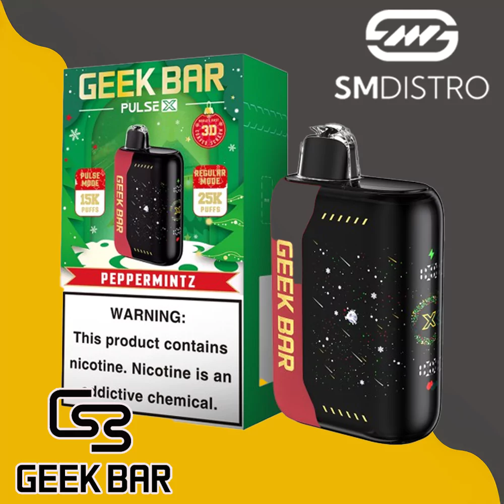 Geek bar Pulse X Christmas Edition PepperMintz - Wholesale | SMDistro