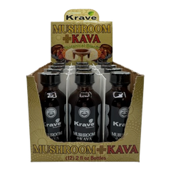 Krave Mushroom + Kava Shots 12ct Display