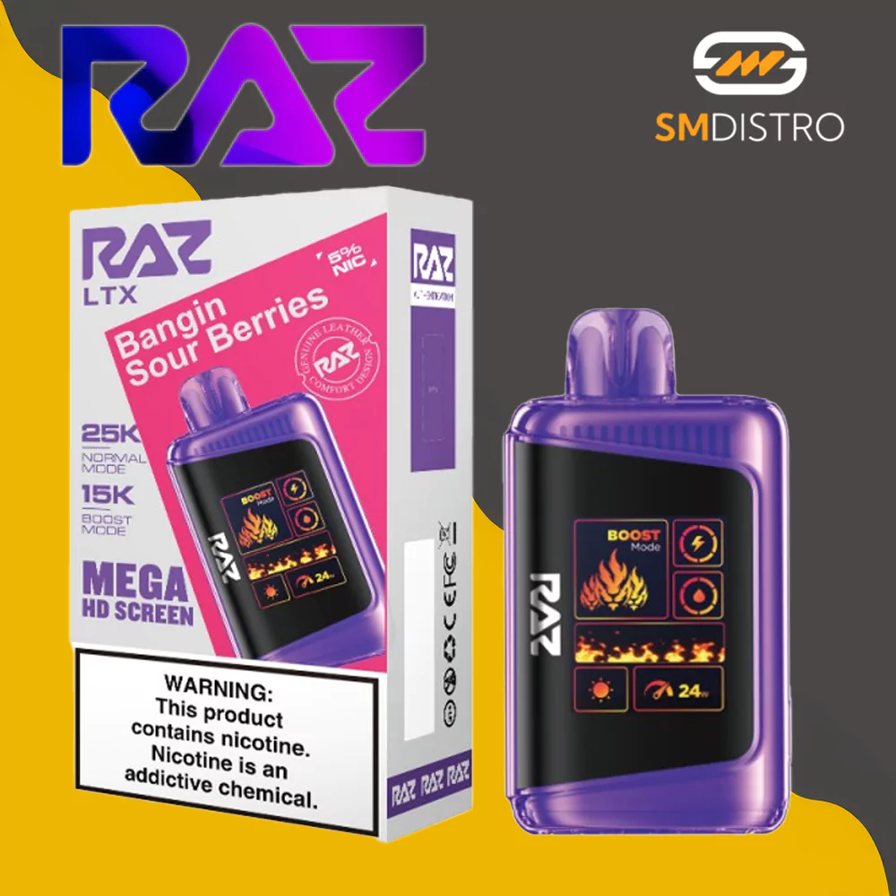 Raz LTX Disposable Vape Bangin Sour Berries - Wholesale | SMdistro