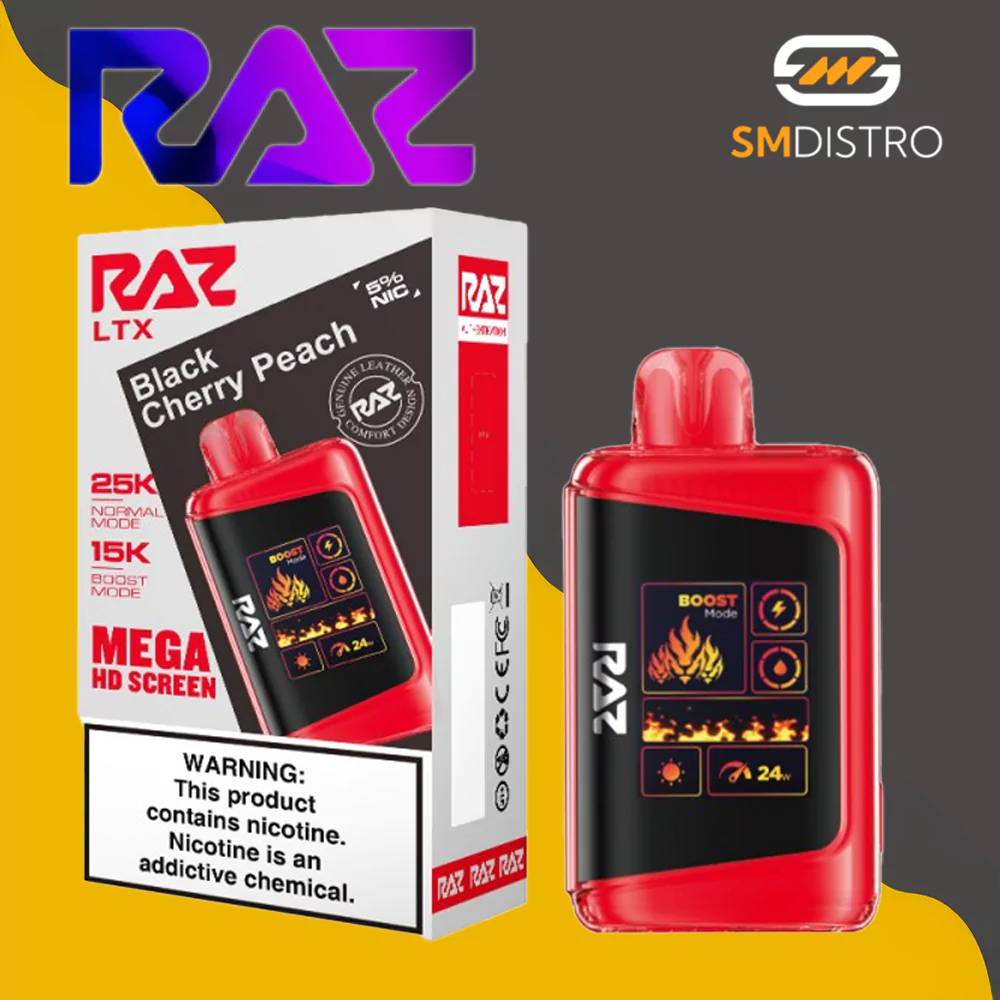 Raz LTX Disposable Vape Black Cherry Peach - Wholesale | SMdistro