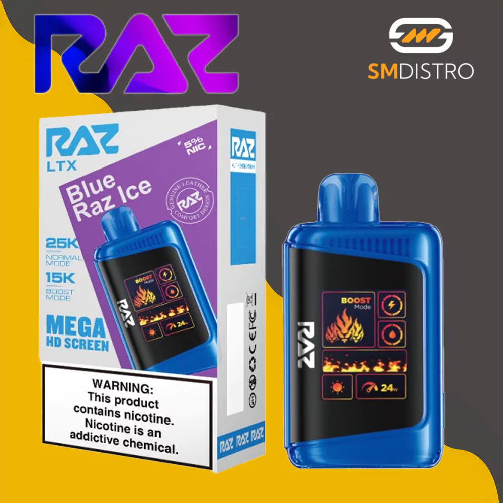 Raz LTX Disposable Vape Blue Raz Ice - Wholesale | SMdistro