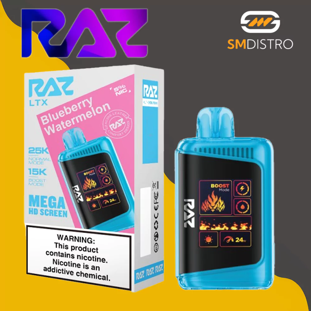 Raz LTX Disposable Vape  Blueberry Watermelon - Wholesale | SMdistro