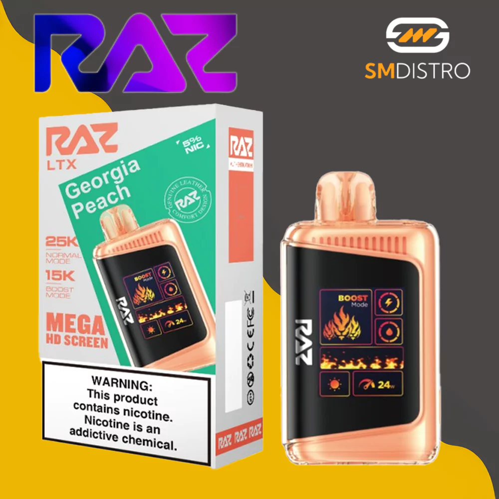 Raz LTX Disposable Vape Georgia Peach - Wholesale | SMdistro