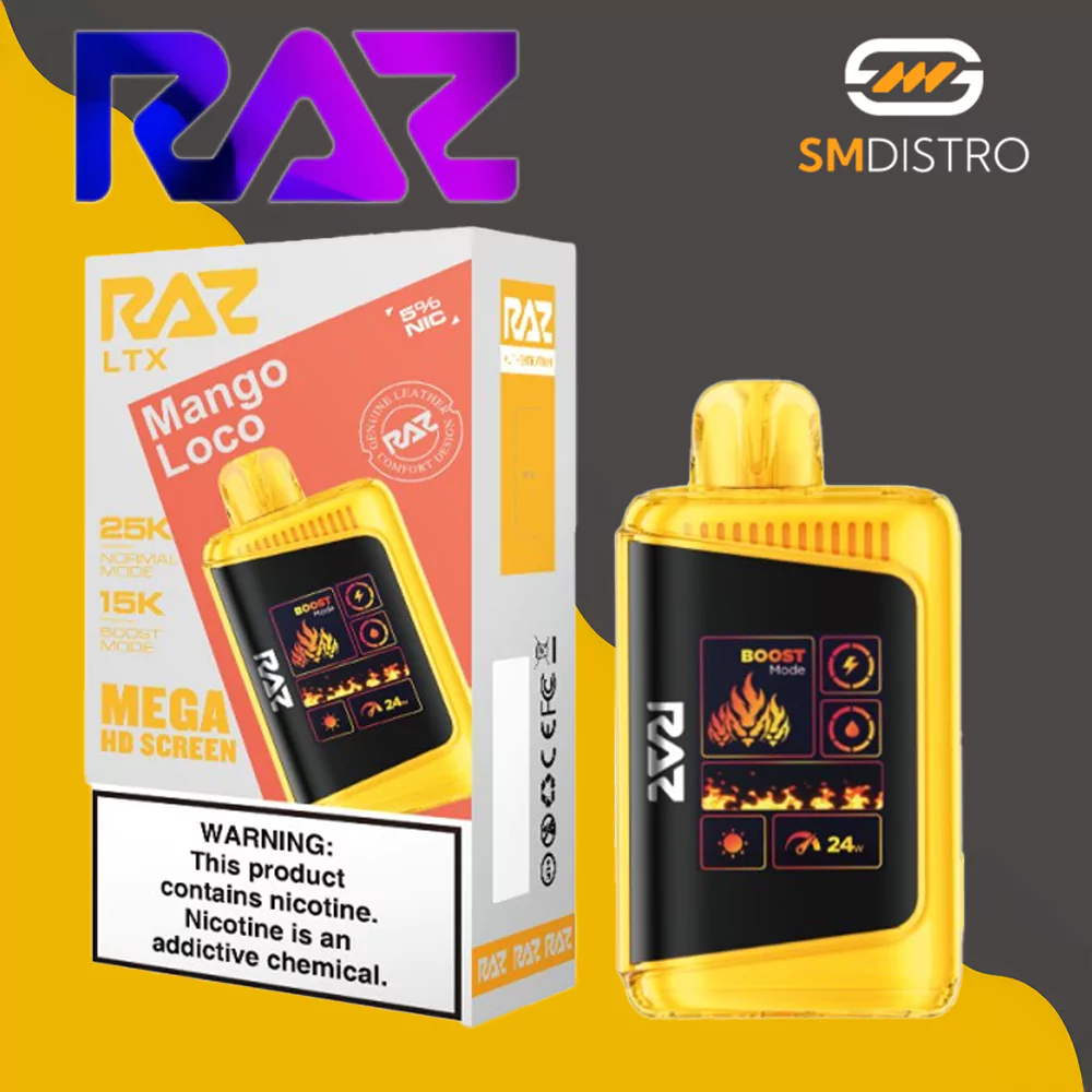 Raz LTX Disposable Vape Mango Loco - Wholesale | SMdistro