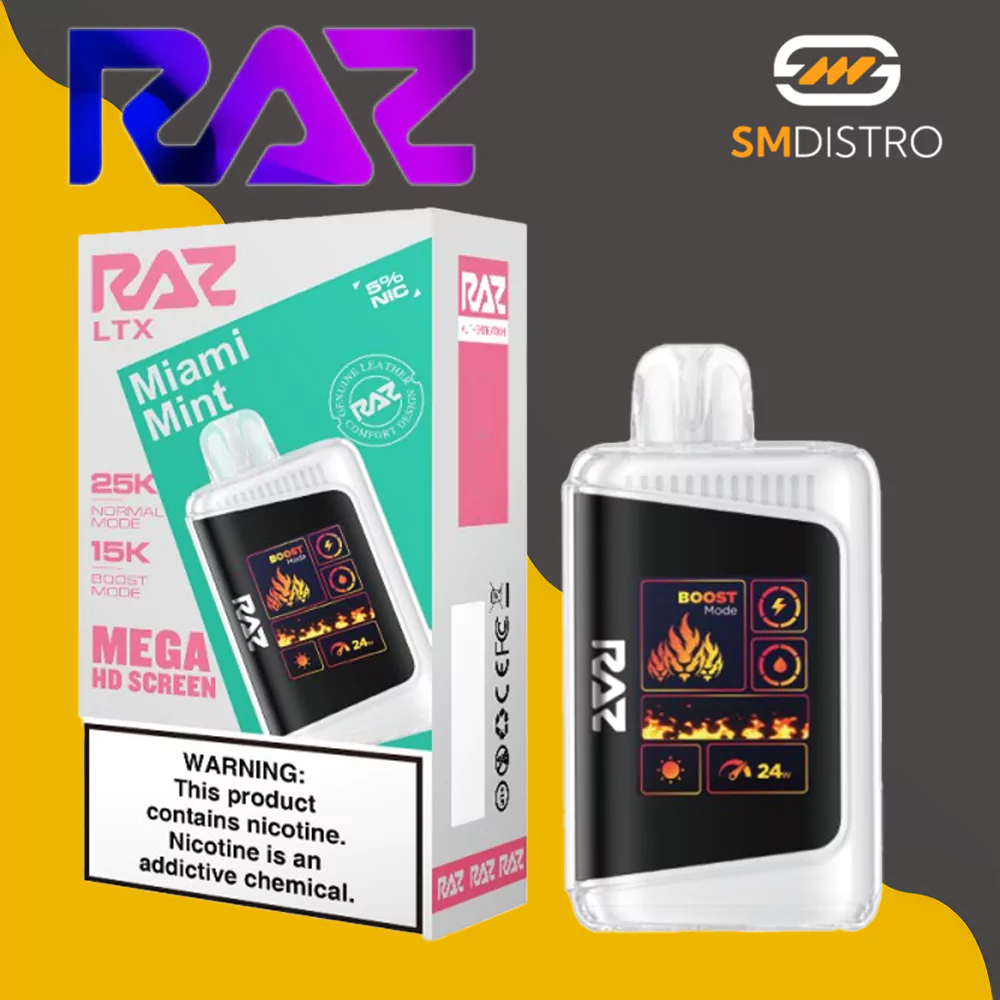 Raz LTX Disposable Vape Miami Mint - Wholesale | SMdistro