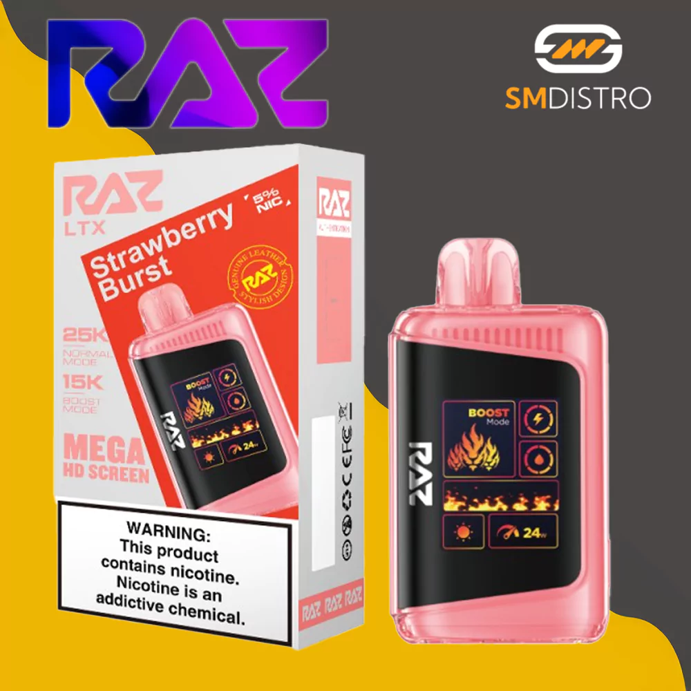 Raz LTX Disposable Vape Strawberry Burst - Wholesale | SMdistro