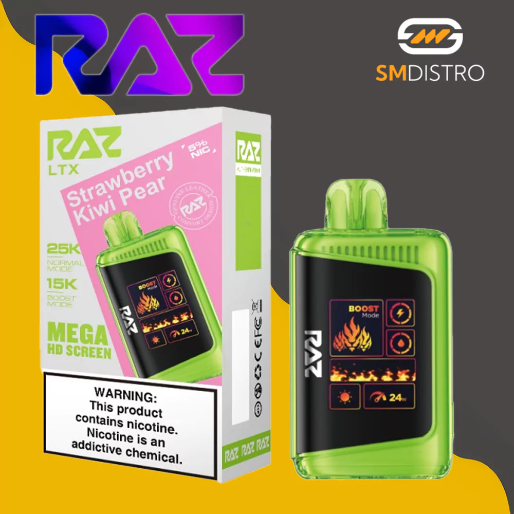 Raz LTX Disposable Vape Strawberry Kiwi Pear - Wholesale | SMdistro