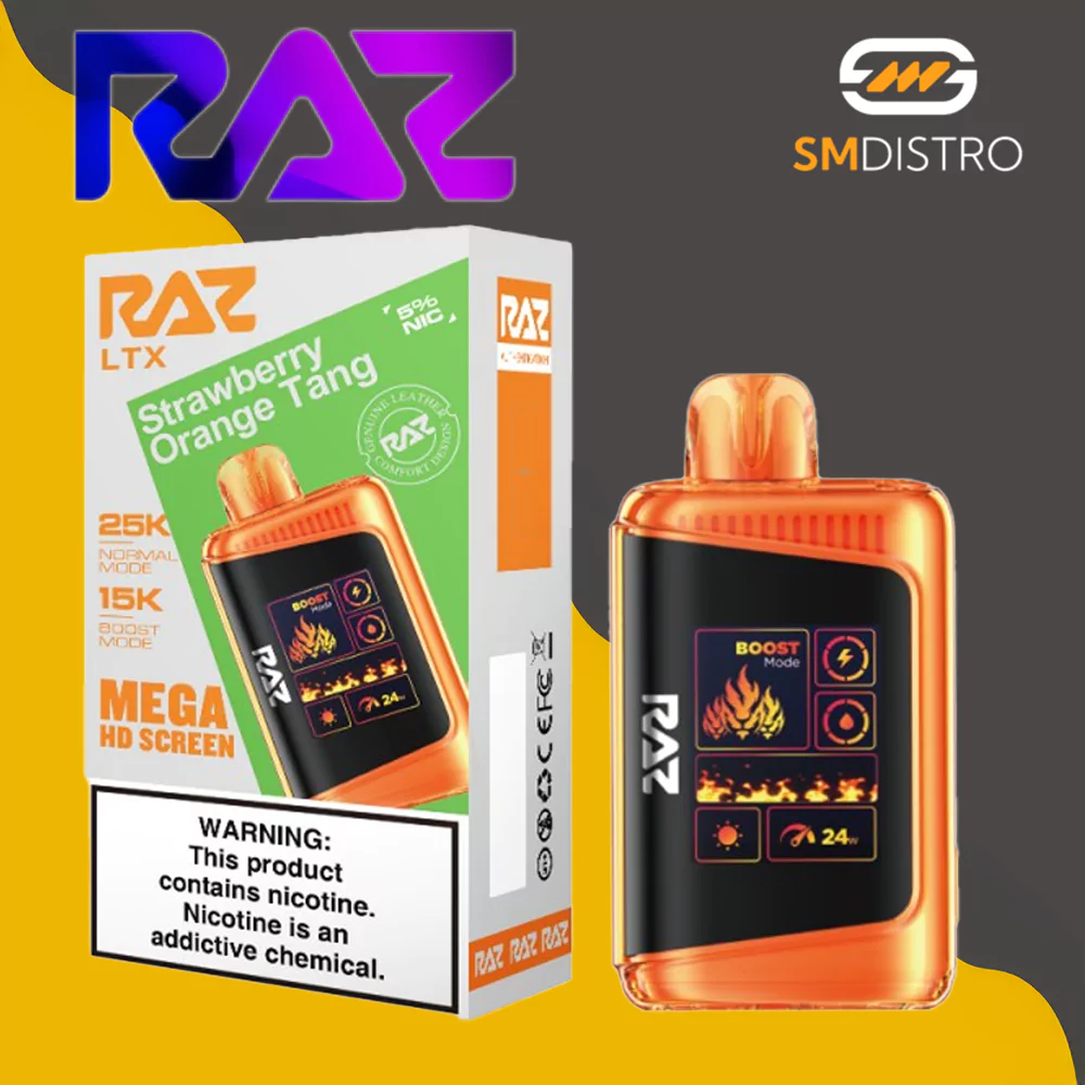 Raz LTX Disposable Vape Strawberry Orange Tang - Wholesale | SMdistro