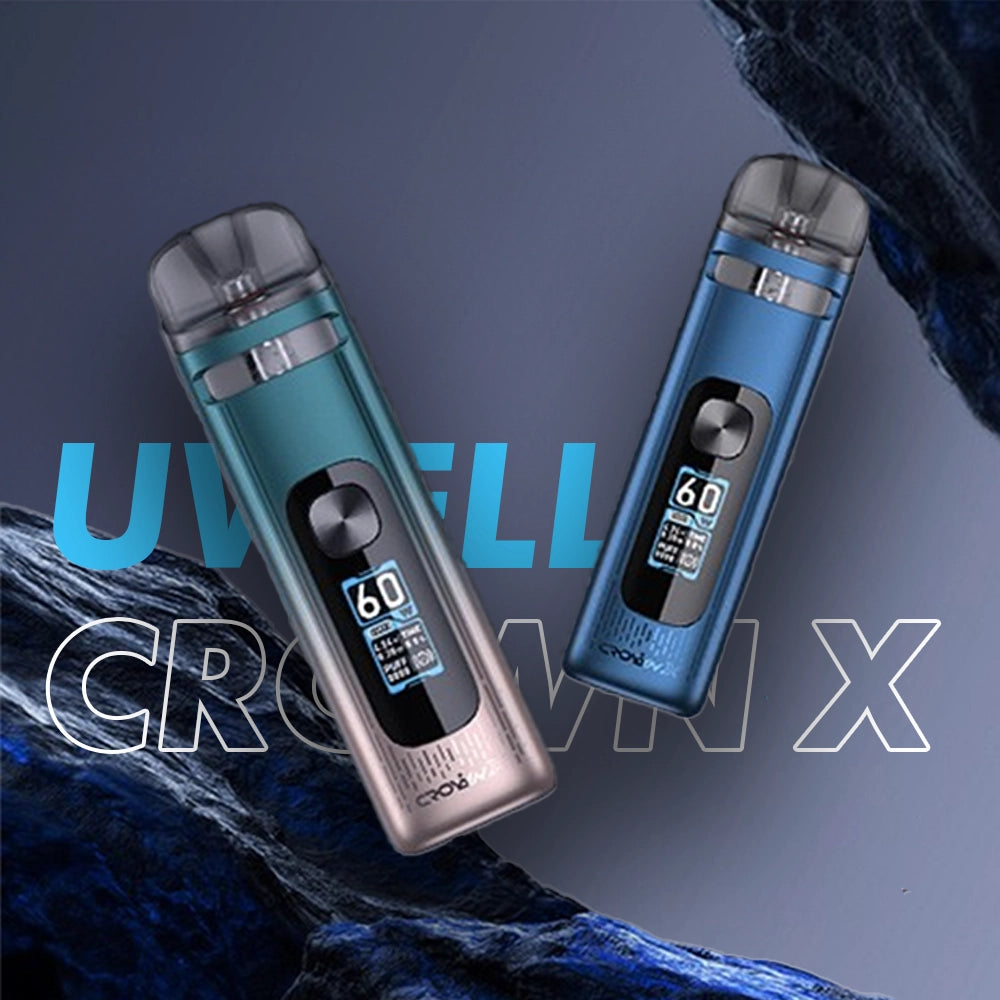 Uwell Crown X 1500mAh pod System Starter Kit (MSRP $39.99)