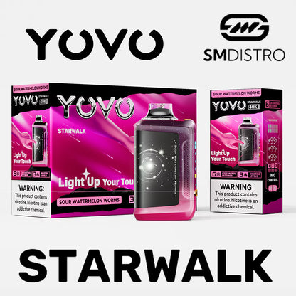 Yovo Starwalk Sour Watermelon Worms - Wholesale | SMDistro