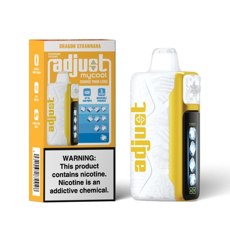 Adjust MyCool 20mL 5% Nicotine 40K Puffs Disposable Vape - Display of 5 (MSRP $29.99 Each) - SMDistro