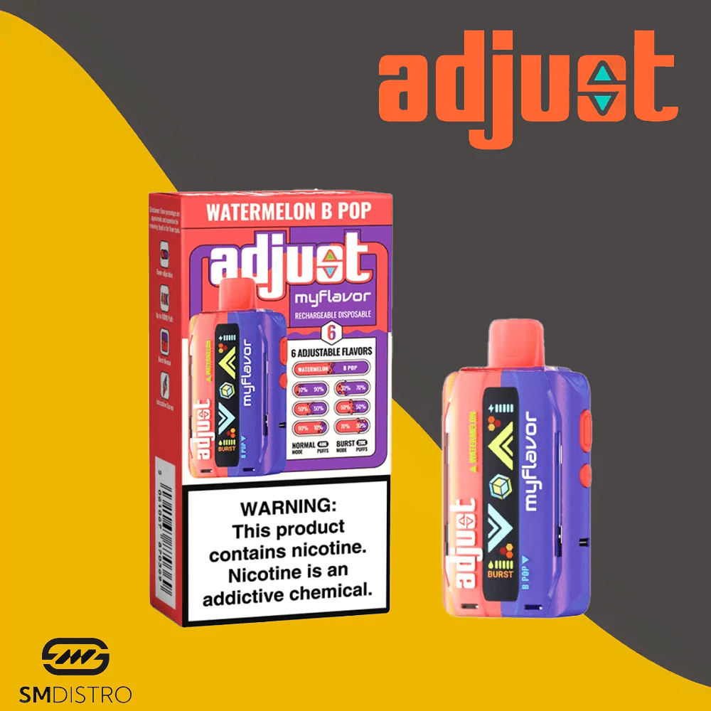 Adjust MyFlavor 40K Disposable 5% - Display Of 5 (MSPR: $29.99 Each) - SMDistro