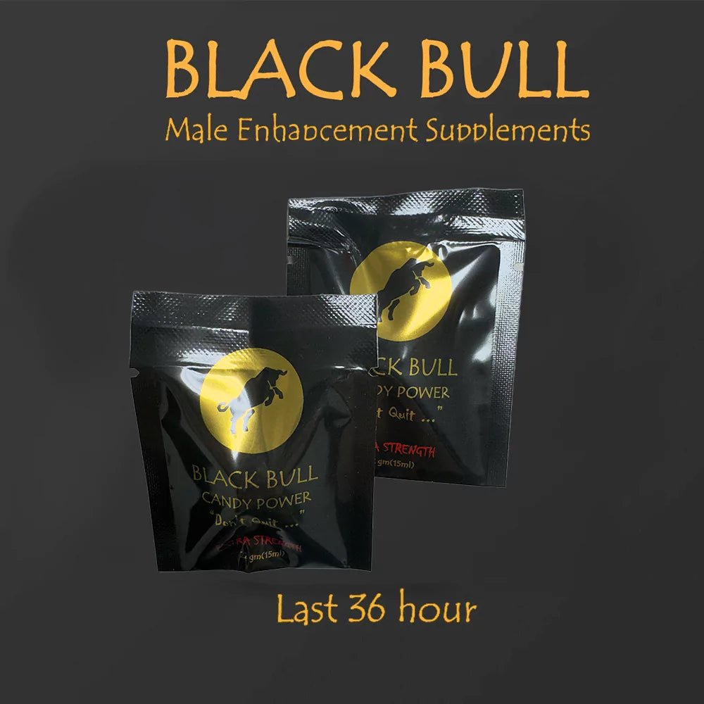 Black Bull Candy Power Male Enhancement Display of 20 (MSRP $7.99 Each) - SMDistro