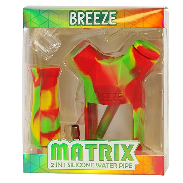 BREEZE MATRIX SILICONE WATER PIPE - SMDistro