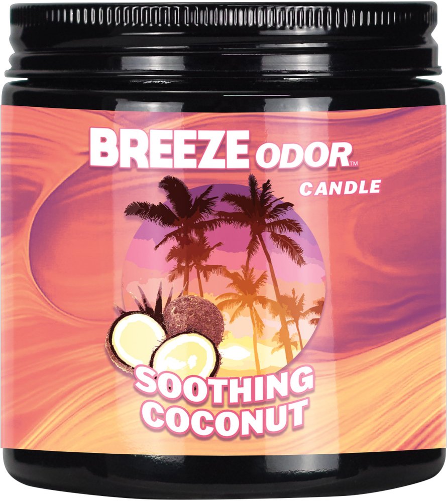 Breeze Odor 13oz Candle Jar - Display of 1 (MSRP $11.99 Each) - SMDistro