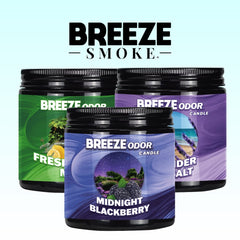 Breeze Odor 13oz Candle Jar - Display of 1 (MSRP $11.99 Each) - SMDistro