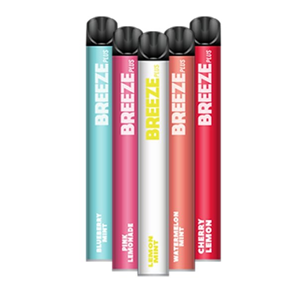 Breeze Plus 3.5mL 650 mAh 0% Salt Nicotine 800 Puffs - Display of 10 (MSRP $7.99 Each) - SMDistro