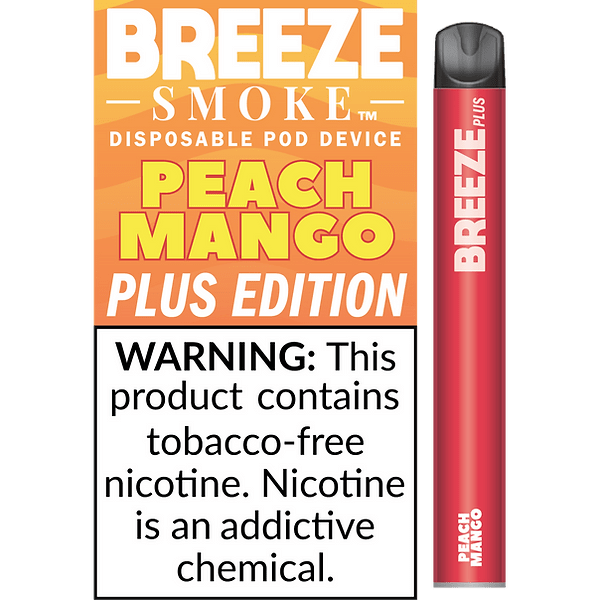 Breeze Plus 3.5mL 650 mAh 5% Salt Nicotine 800 Puffs - Display of 10 (MSRP $7.99 Each) - SMDistro