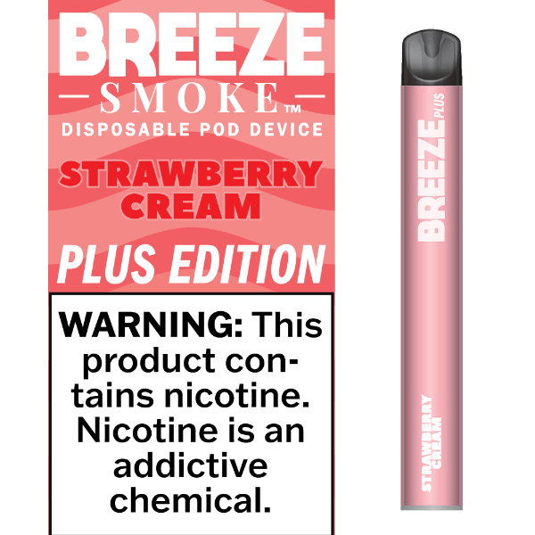 Breeze Plus 3.5mL 650 mAh 5% Salt Nicotine 800 Puffs - Display of 10 (MSRP $7.99 Each) - SMDistro